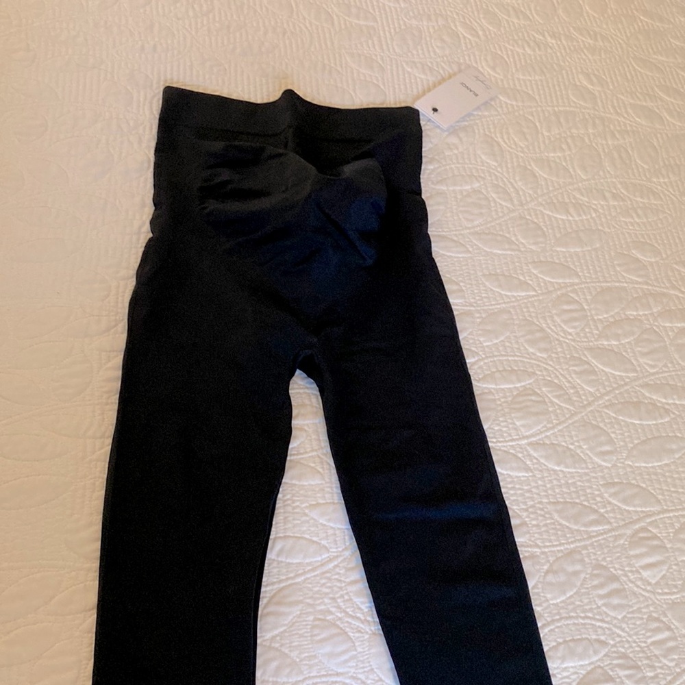 BLANQI Maternity Cropped Belly Support Leggings NWT Medium Navy